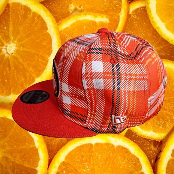 New Era 9Fifty San Francisco 49ers NFL Plaid Snapback Hat‎ Cap - Picture 3 of 8